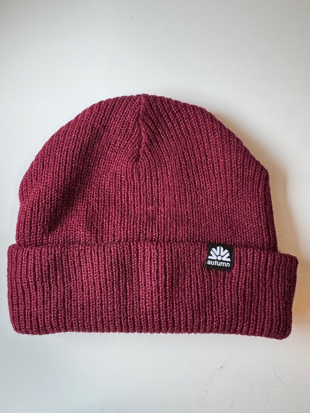 AUTUMN - simple beanie, burgundy